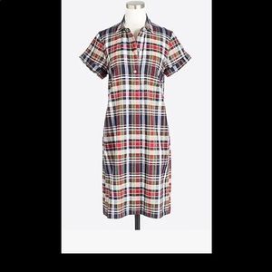 J. Crew Plaid Shirt Dress - Size XS